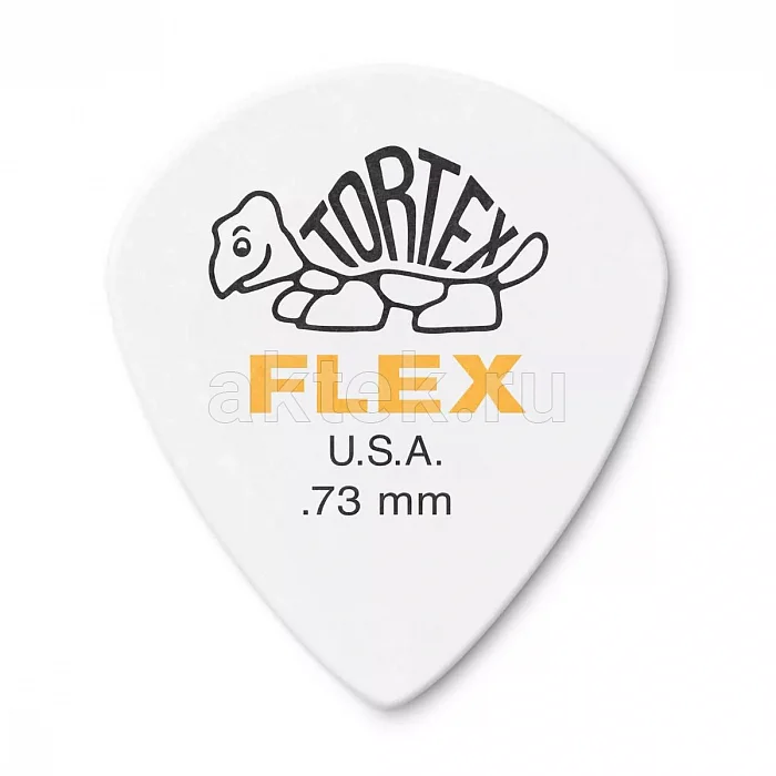 Dunlop 468P073 Tortex Flex Jazz III медиаторы, 0,73 мм