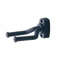 K&M 16280-000-55 настенный держатель гитары, стальной, чёрный