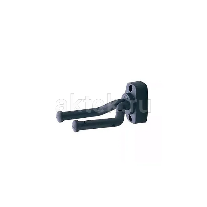 K&M 16280-000-55 настенный держатель гитары, стальной, чёрный