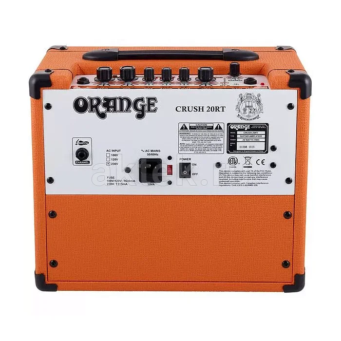 Orange Crush 20RT транзисторный гитарный комбоусилитель, 20 Вт, два канала 3