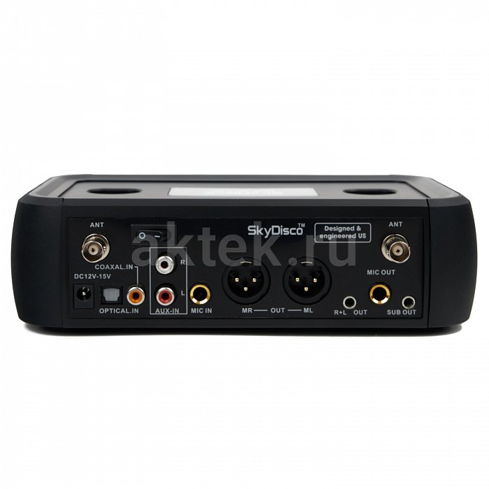 Караоке-система SkyDisco KaraLight Bluetooth с двумя беспроводными микрофонами 4
