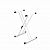 Gravity KSX 2 W White двойная X-стойка для клавишных 65кг