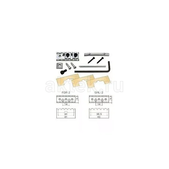 Gotoh FGR-2-C гитарный топлок 41 мм, выборка под анкер