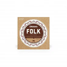 D'Addario EJ34 Folk Nylon струны для фолк- и классической гитар
