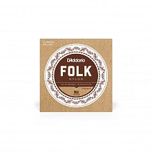 D'Addario EJ34 Folk Nylon струны для фолк- и классической гитар