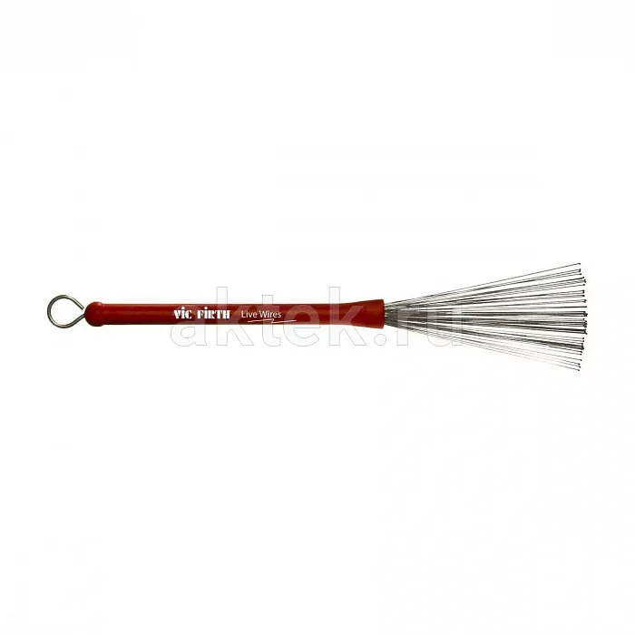 Vic Firth LW Live Wires барабанные щётки, металлическая щетина