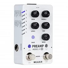 Mooer Preamp Model X2 цифровая педаль преампа и IR-кабинетов