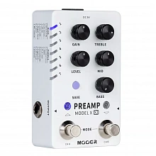 Mooer Preamp Model X2 цифровая педаль преампа и IR-кабинетов