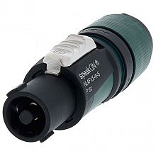 Neutrik NL4FXX-W-S кабельный разъём Speakon female 4-контактный