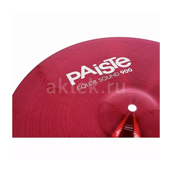 Paiste 16" 900 Color Sound красная крэш-тарелка 3