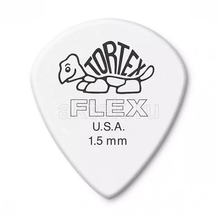 Dunlop 468P150 Tortex Flex Jazz III медиаторы, 1,5 мм