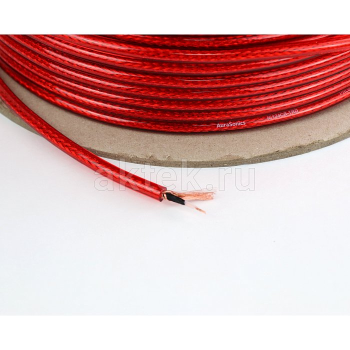 AuraSonics IC124CB-TRD инструментальный кабель Ø6 мм, 24 AWG, 0,22 мм² 2
