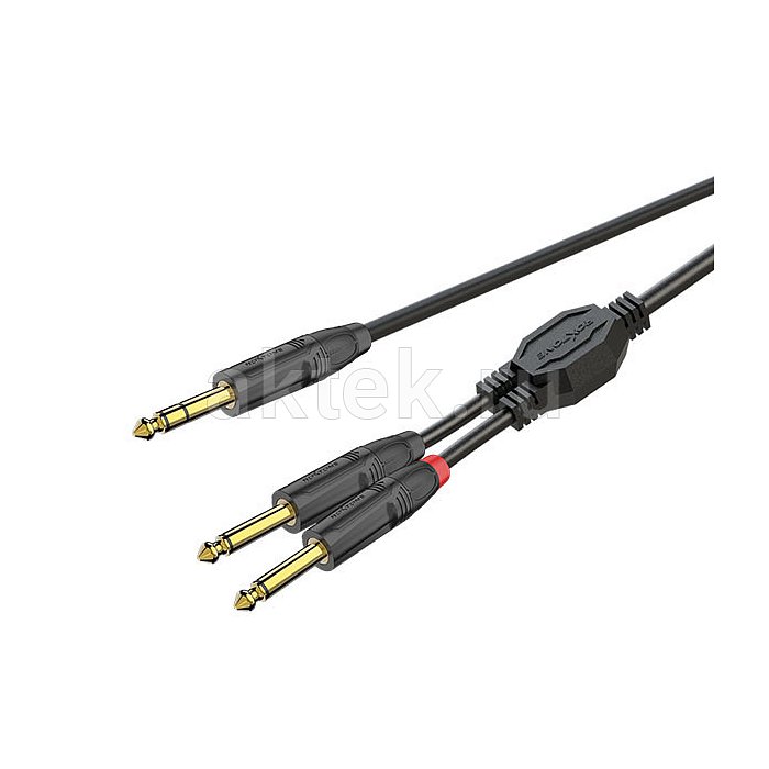 ROXTONE GPTC130/1 аудиокабель Jack 6,3–Jack 6,3, 1 м