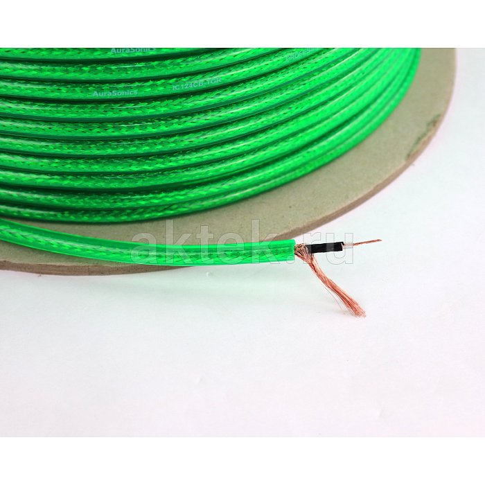 AuraSonics IC124CB-TGR инструментальный кабель Ø6 мм, 24 AWG, 0,22 мм² 2