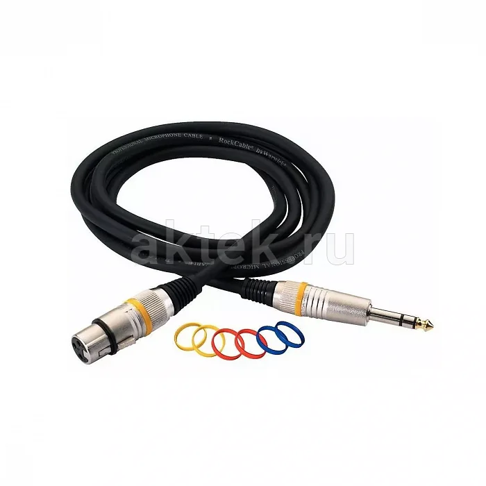 Rockcable RCL 30383 D7 F BA кабель XLR–TRS, 3 м