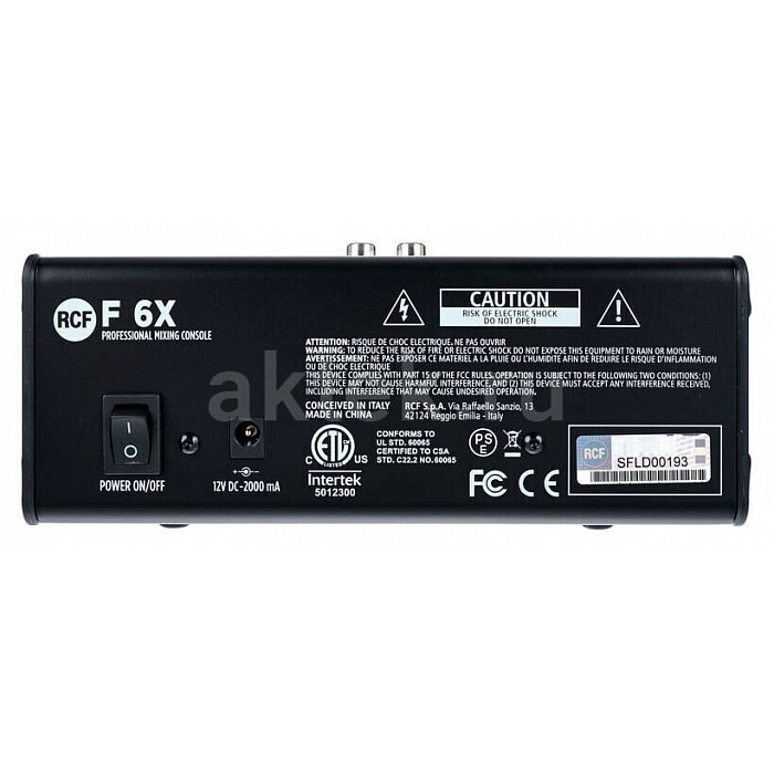 Микшерный пульт RCF MIXERS F 6X 8