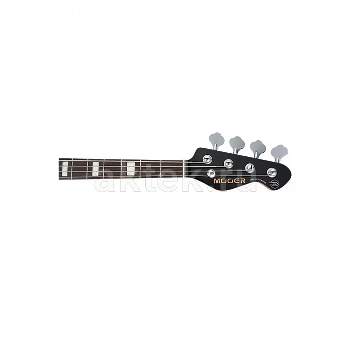 Mooer MBJ412 Dark бас-гитара, серебристый 5