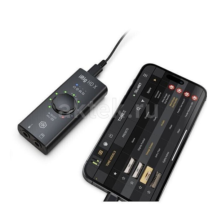 Компактный аудиоинтерфейс IK MULTIMEDIA iRig HD X 2