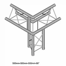 Dura Truss DT 23 C32-ULDL стыковочный узел для фермы, 90°