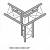 Dura Truss DT 23 C32-ULDL стыковочный узел для фермы, 90°
