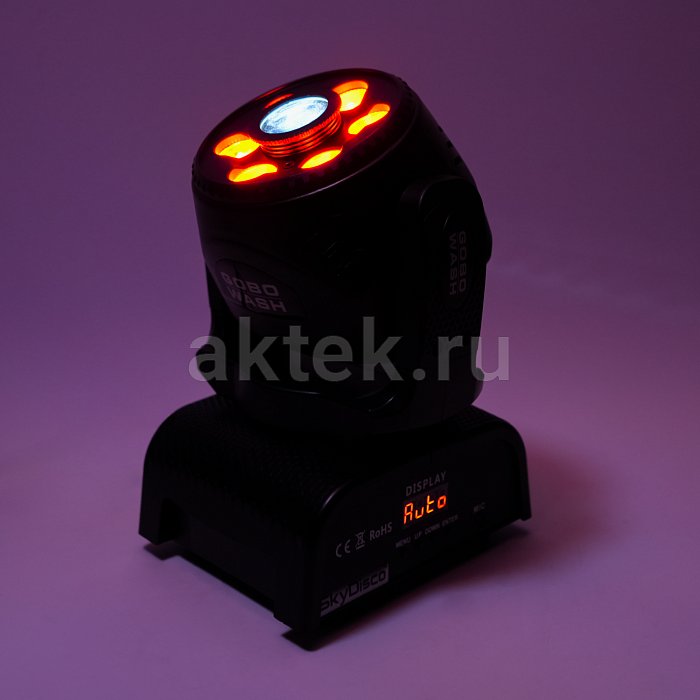 Вращающаяся голова SkyDisco Gobo RGBW 5