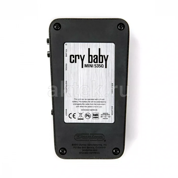 Dunlop CBM535Q Cry Baby Mini Multi-Wah педаль вау-вау 6