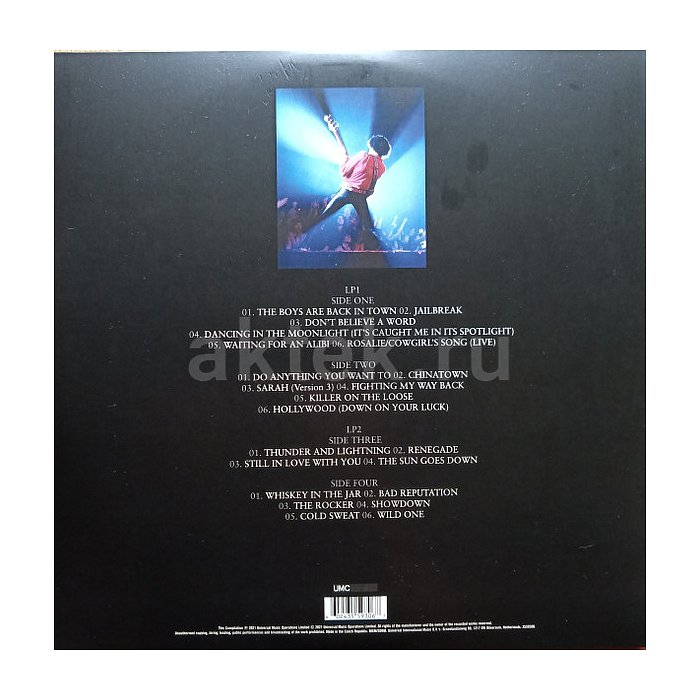 Виниловая пластинка THIN LIZZY - GREATEST HITS 180 GRAM BLACK VINYL 12" 2