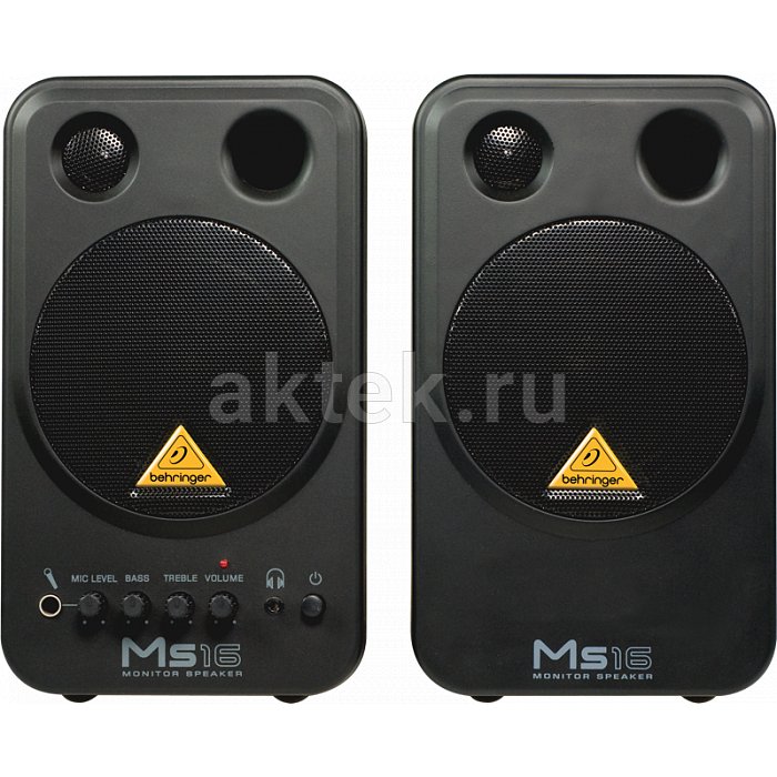 Behringer MS16 студийный монитор 4" 2x8 Вт 3