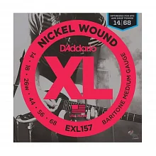 D'Addario EXL157 комплект струн баритон-гитары, 14–68