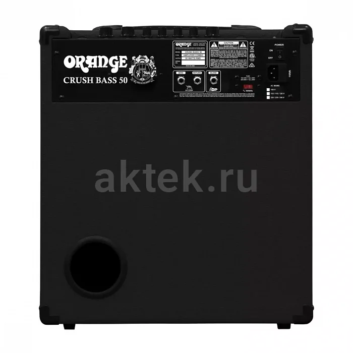 Orange CRUSH BASS 50 BK басовый комбоусилитель 6