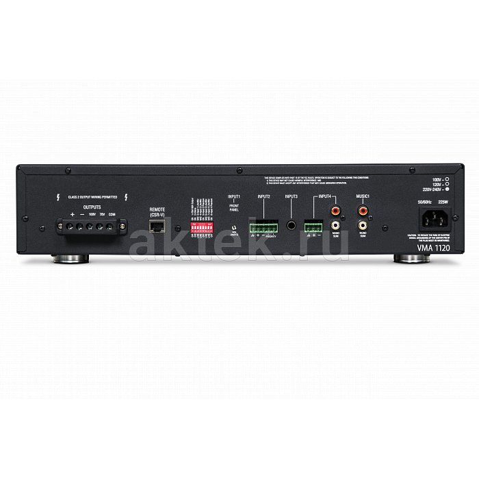 JBL VMA1120 Микшер-усилитель 5 входов / 1 выход 120 Вт/4-8 Ом/70-100В 2