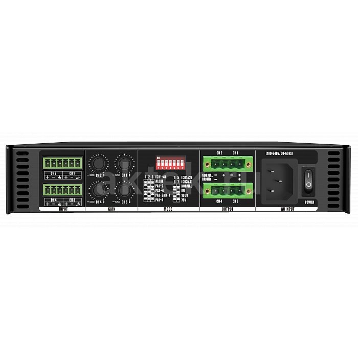 Audiocenter Artist T4.4V компактный 4-канальный усилитель класса D 2