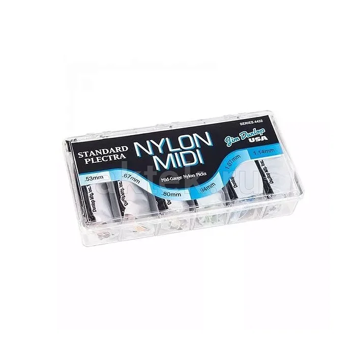 Dunlop 4410 Nylon Standard Display витринный набор медиаторов, 216 шт 2