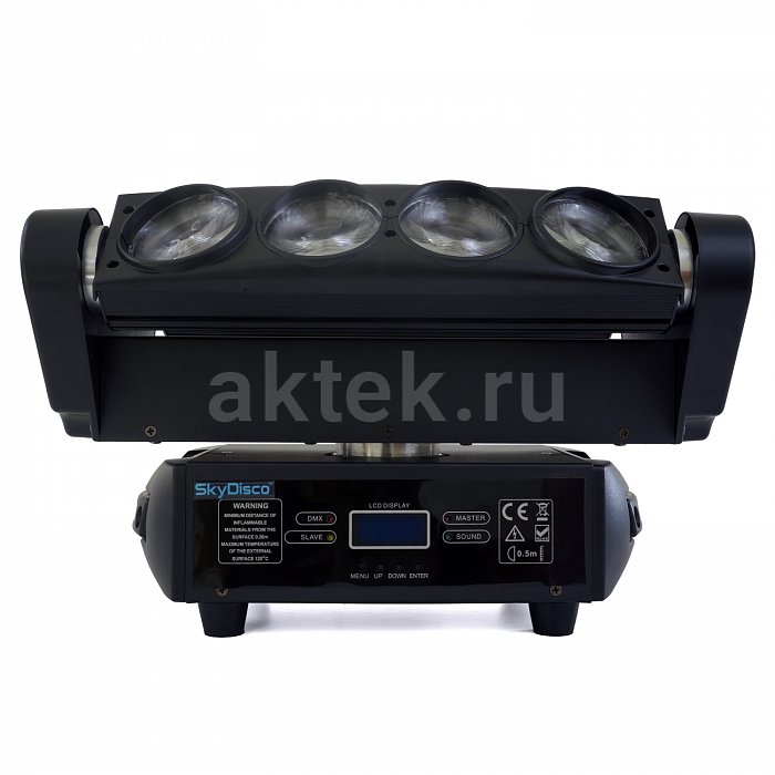 Светодиодная цветомузыка с вращением SkyDisco Moving Spider 8