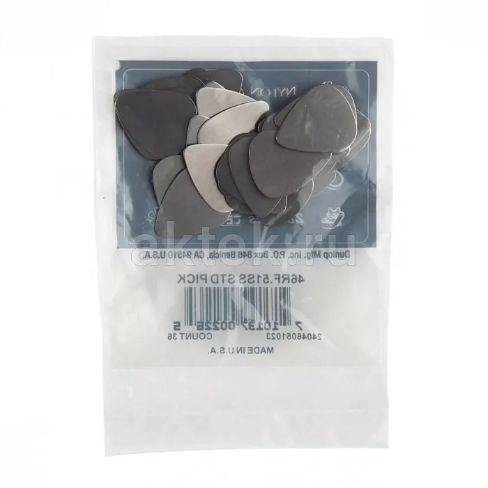 Dunlop 46RF051 Stainless Steel Standard 36Pack медиаторы, 0,51 мм 3