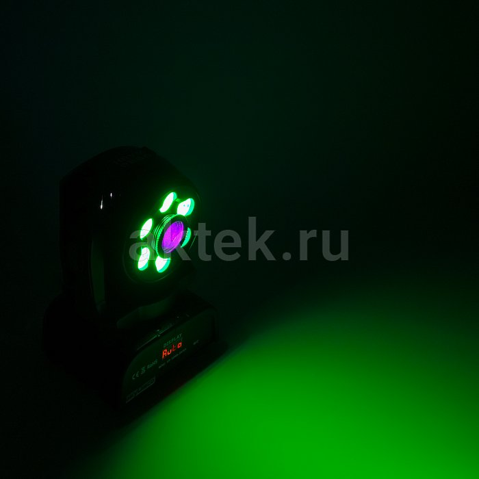 Вращающаяся голова SkyDisco Gobo RGBW 3