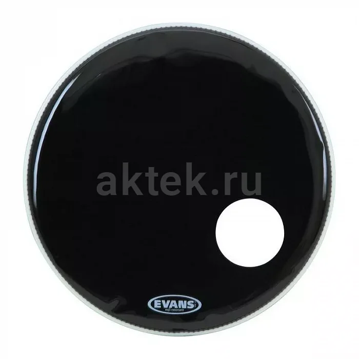 Evans BD20RB EQ3 Resonant Black 20" пластик бас-барабана, с демпфированием