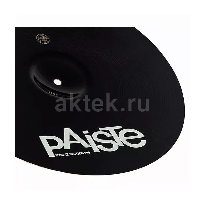 Paiste 18" 900 Color Sound чёрная крэш-тарелка для ударной установки 6