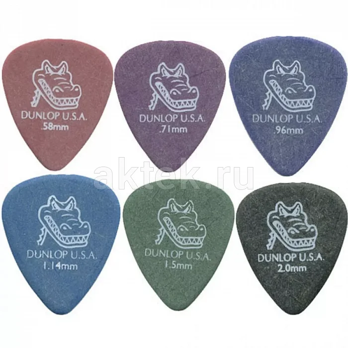 Dunlop 4170 Gator Grip Standard Display набор медиаторов, нейлон 2