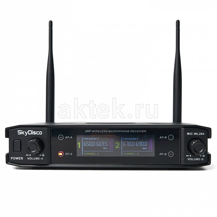 Беспроводные микрофоны для караоке SkyDisco MIC-WL204 2