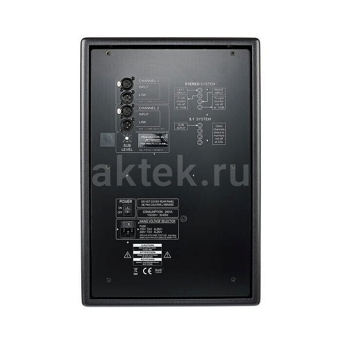 Студийный сабвуфер PSI AUDIO A125-M SUB Metal Black 4