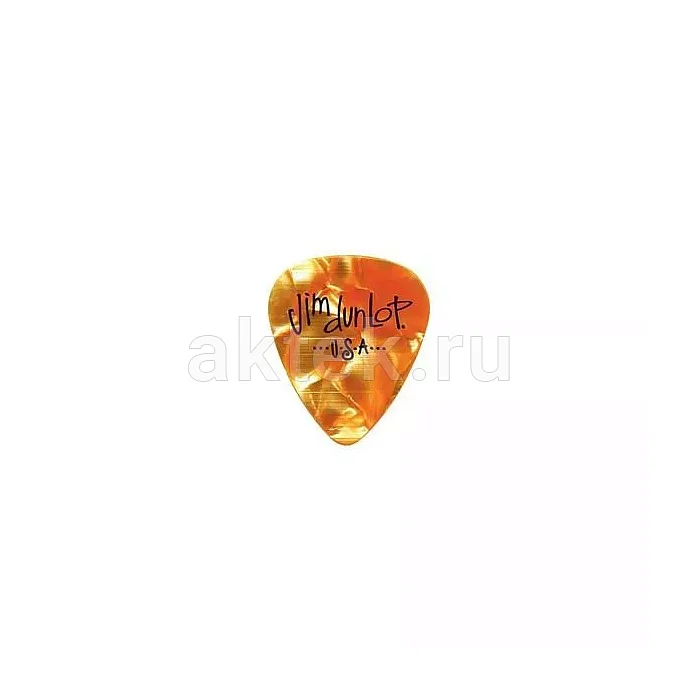 Dunlop 483P08HV Celluloid Orange Pearloid Heavy медиаторы, целлулоид, 12 шт