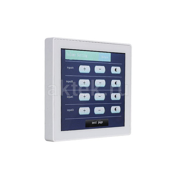 NEVOD DCP-88 аудиоматрица для трансляционной системы, RS-485, дисплей сенсорный 3