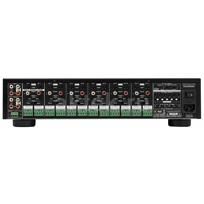 Усилитель мощности Parasound Zone Master 12 black 3