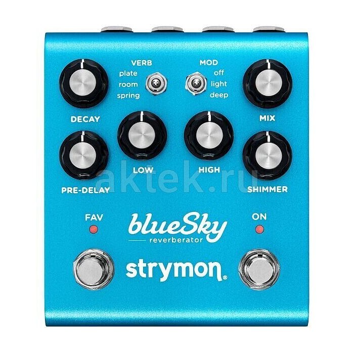 Педаль эффектов реверберации Strymon Bluesky V2