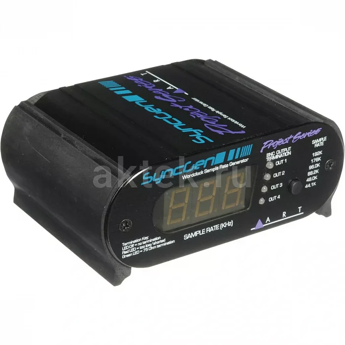 ART SyncGen генератор Wordclock 44,1–192 кГц, 4 BNC, 2 S/PDIF 3