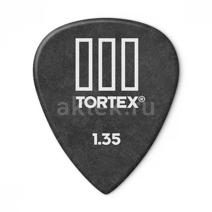 Dunlop 462R135 Tortex TIII 72Pack медиаторы, 1,35 мм, 72 шт