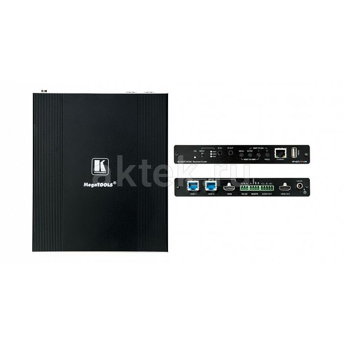 Kramer VP-427X2 видеомасштабатор HDBaseT/HDMI, два входа, 4K60 4:4:4