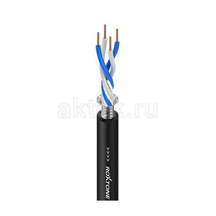 ROXTONE MC040/100 микрофонный кабель StarQuad 100 м