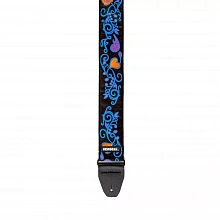 Dunlop JH24 Hendrix Backlight Monterey гитарный ремень, жаккард 2